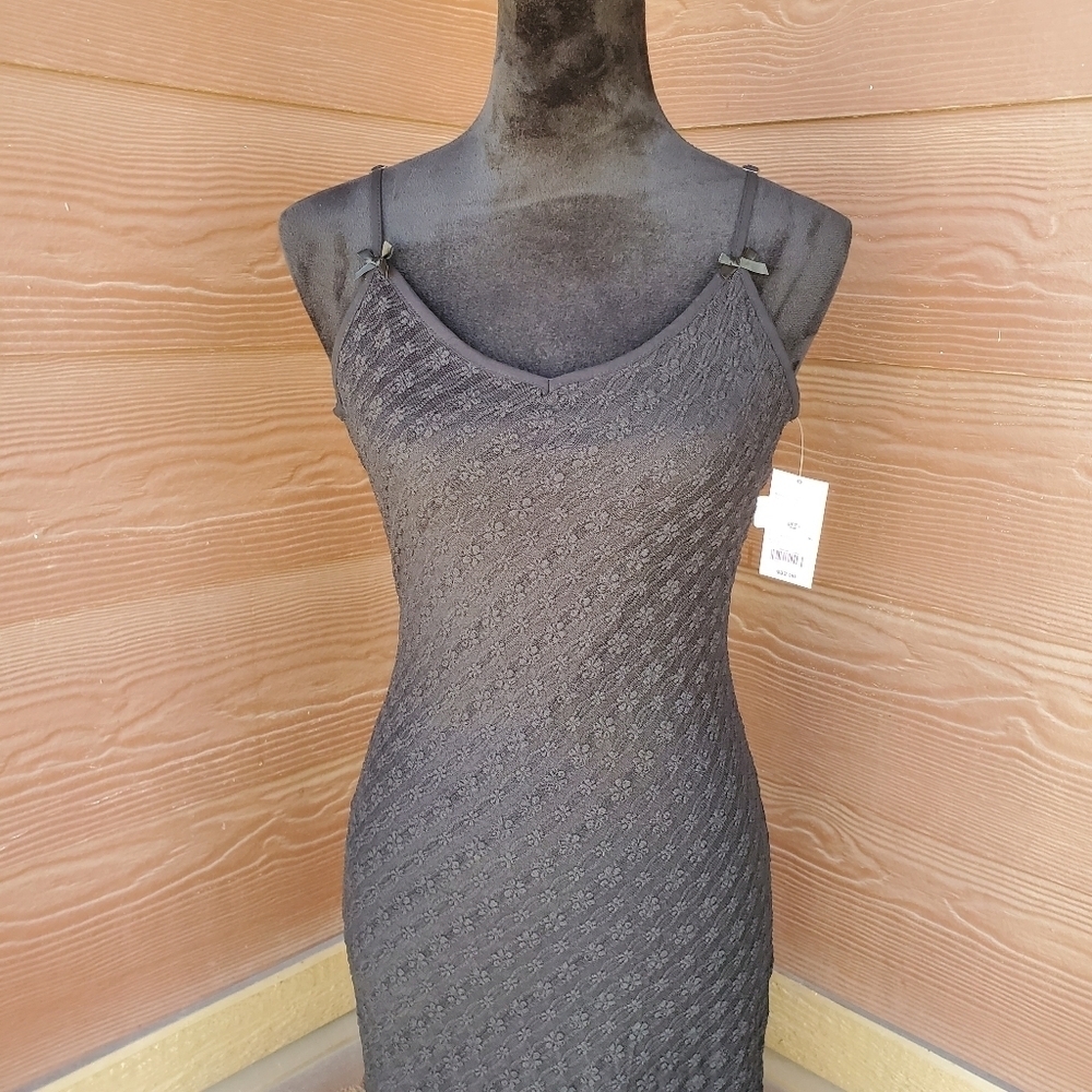 NWT Wild Fable Women's Bow Lace Midi Dress Size XS Black - Picture 13 of 16